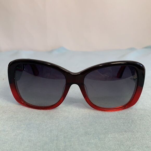 Carolina Lemke red black frames sunglasses main image 4